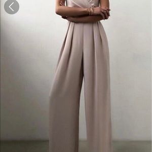 Elegant champagne jumpsuit